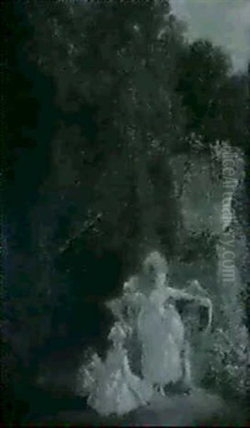 Scene Galante Dans Un Parc - view 1