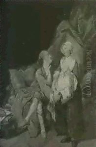 The Courtship by Jean-Frederic Schall