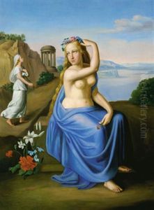 Allegorie Des Fruhlings by Anton Schaller