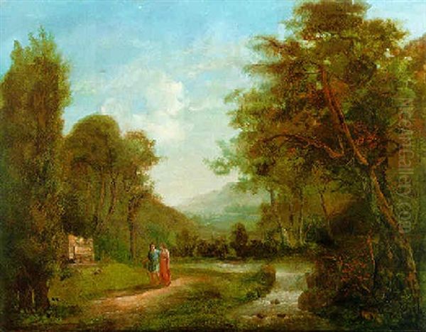 Liebespaar In Einer Arkadischen Landschaft - view 1