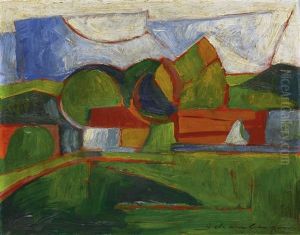Abstract Landscape by Morton Livingston Schamberg