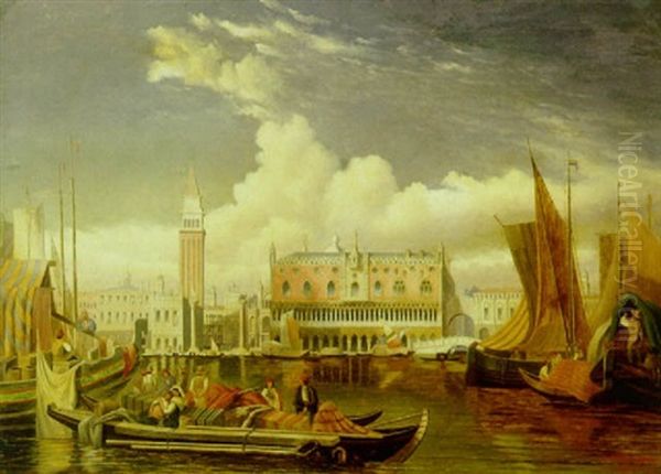 Parti Fra Venedig Med Dogepaladset Og Marcus Pladsen - view 1