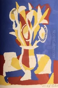 Floral Still Life by Josef Scharl