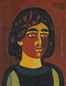 Bildnis Eines Jungen Madchens (portrait Of A Young Girl)