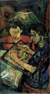 Knupferinnen/stickerinnen by Josef Scharl