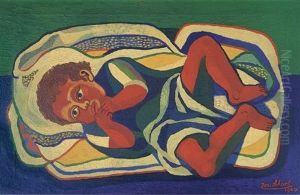 The Infant (mexikanisches Kind) by Josef Scharl