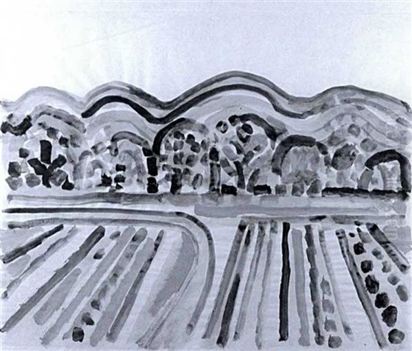 Felder Und Waldrand - view 1