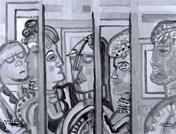 Opening Day Of An Art Show - view 1