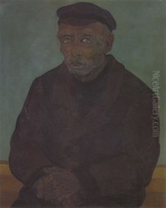 Arbeiter-bildnis I by Josef Scharl