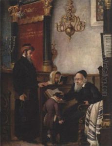 The Rabbi's Blessing by Josef Scharl