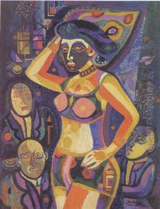 Tanzerin Im Nachtclub by Josef Scharl