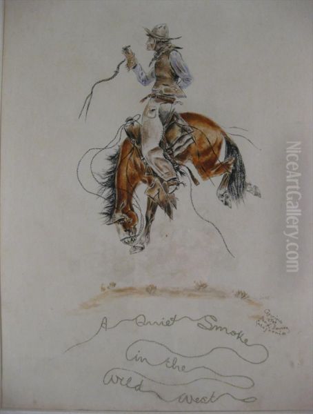 "a Quiet Smoke In Thewild West" - view 1