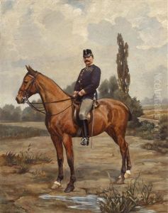 General Der Infanterie Zu Pferd by Eduard Scharlach