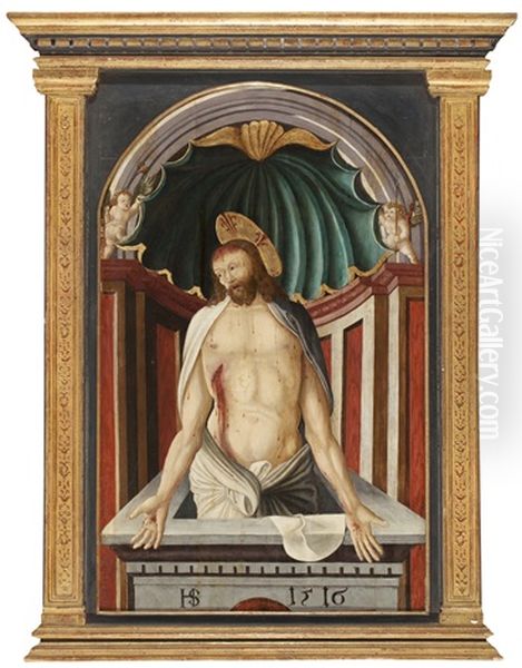 Cristo Resucitado En Un Abside - view 1