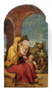 Szene Aus Dem Leben Johannes Des Taufers