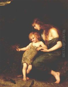 The Young Saint John The Baptist by Ferdinand Schauss