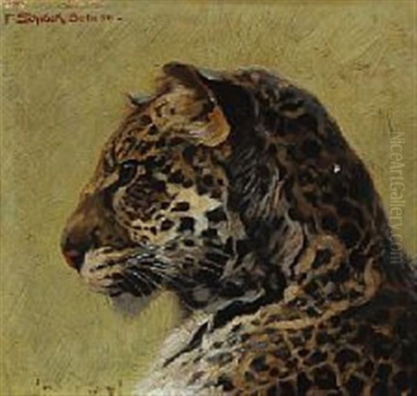 A Leopard In Profile - view 1