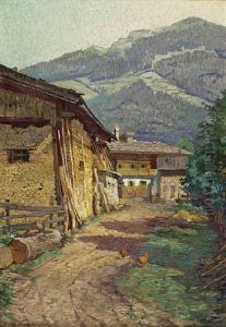 Weilerhohen Bei Kitzbuhel by Ferdinand Schebek