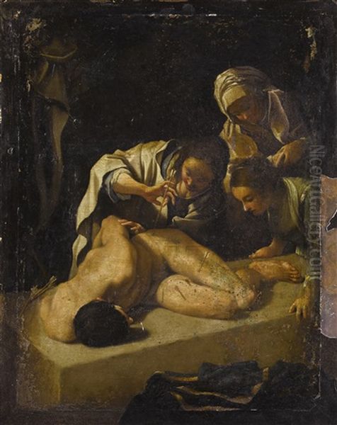 Saint Irene Tending Saint Sebastian - view 1