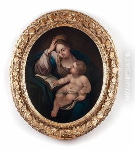 Madonna Mit Kind Beim Lesen Des Alten Testaments Madonna Mit Kind Beim Lesen Des Alten Testaments