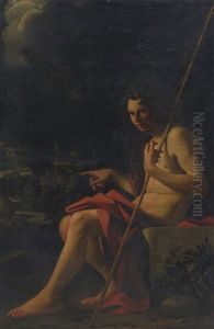 Saint John The Baptist In A Landscape Saint John The Baptist In A Landscape