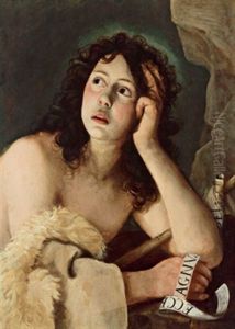 Der Heilige Johannes Der Taufer, San Giovanni Battista by Bartolomeo Schedoni