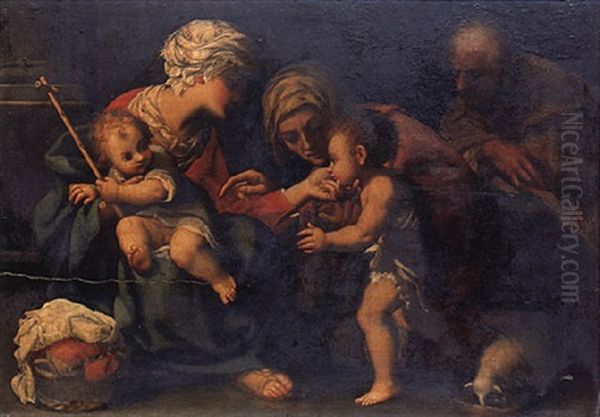 The Holy Family With The Infant Saint John The Baptist And Saint Elizabeth - view 1