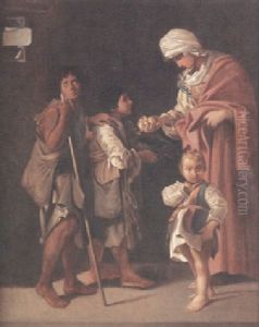 Saint Elizabeth Of Hungary Giving Alms