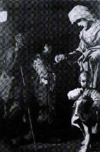 St. Margaret Of Hungary Giving Alms To The Poor by Bartolomeo Schedoni