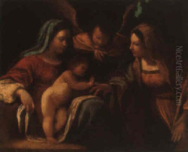 The Mystic Marriage Of St. Catherine by Bartolomeo Schedoni