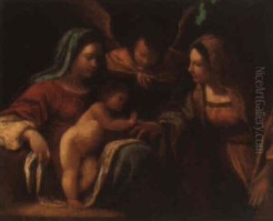 The Mystic Marriage Of St. Catherine by Bartolomeo Schedoni
