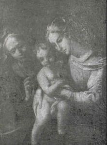 The Madonna And Child With St. Anne by Bartolomeo Schedoni
