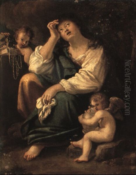 The Penitent Magdalen by Bartolomeo Schedoni