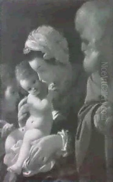 La Sacra Famiglia Con Un Angelo - view 1