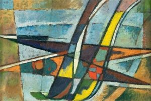Entenflug (+ Meereslandschaft Mit Boot, Verso) by Kurt Scheele