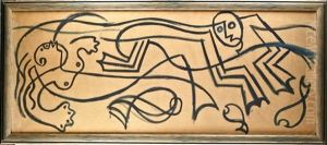 Figurative Abstraktion by Kurt Scheele