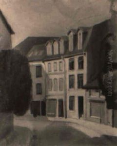 Strase In Basel by Kurt Scheele