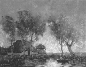 Landscape, Holland by Malvina (Coburn) Scheepers