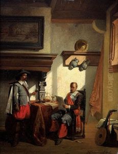 Dutch Figures In An Interior Dutch Figures In An Interior