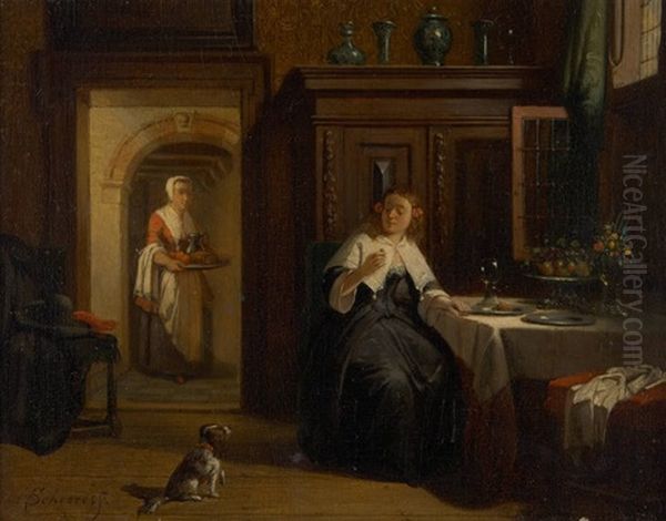 Jeune Femme Et Son Chien - view 1