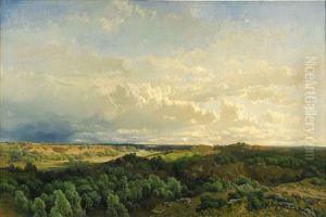 Sommerliche Landschaft by Johann Baptist Scheffer von Leonhardshoff