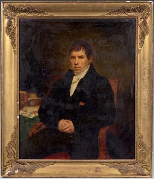Portrait D'homme A Son Bureau - view 1