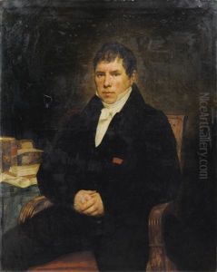 Portrait D'homme A Son Bureau