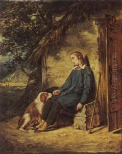 A Sick Child by Ary Scheffer