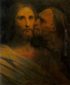 Le Baiser De Judas by Ary Scheffer