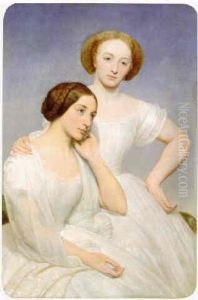 Deux Soeurs En Blanc by Ary Scheffer