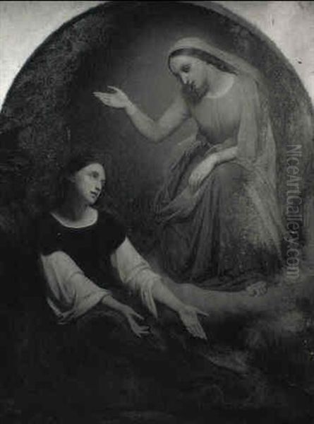 La Vierge Apparaissant A Une Sainte - view 1