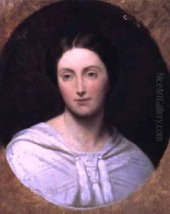 Portrait Of A Young Woman (madame De Nouille?) by Ary Scheffer