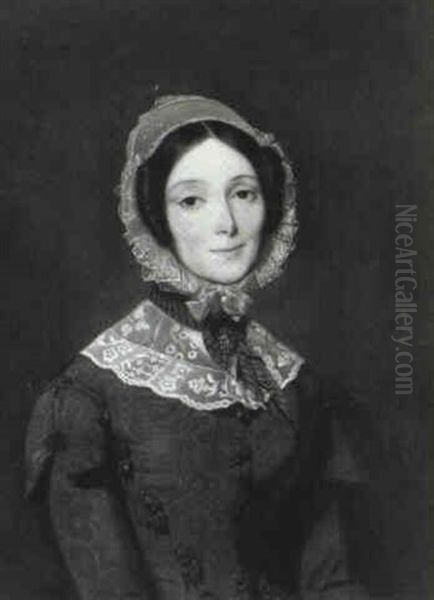 Portrait De Femme Au Fichu Et Au Bonnet - view 1