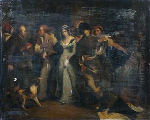 L'arrestation De Charlotte Corday by Henri Scheffer